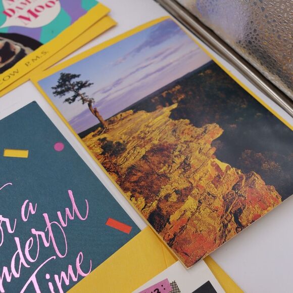 Vintage Lot of Greeting Cards Thanksgiving Christmas Birthday Funny Assorted Car - Picture 6 of 11